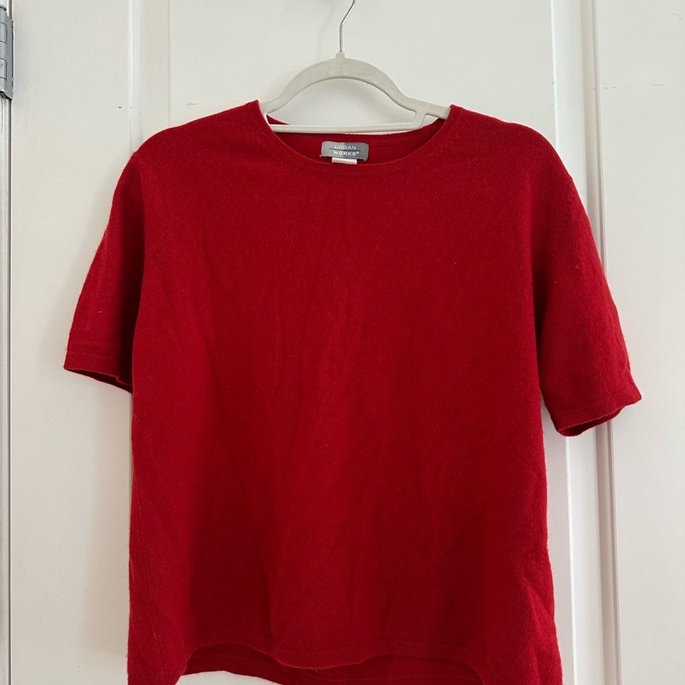 100% Cashmere T-Shirt Blouse